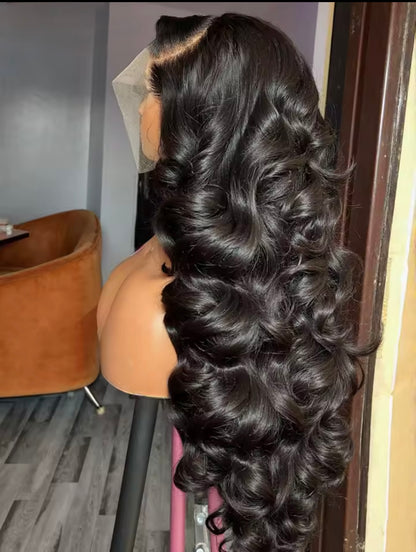 Swuush 13x6 13x4 Lace Frontal Wigs Body Wave 100% Brazilian Human Hair 5x5 Glueless wig