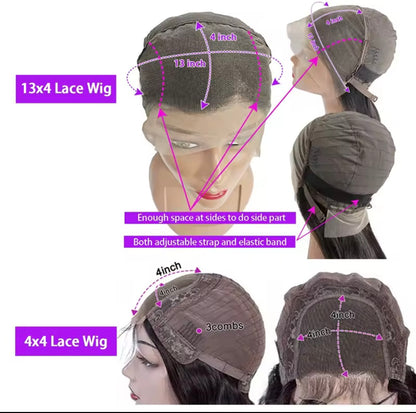 Swuush 250% Density Bob Human Hair Wig Pre Plucked Lace