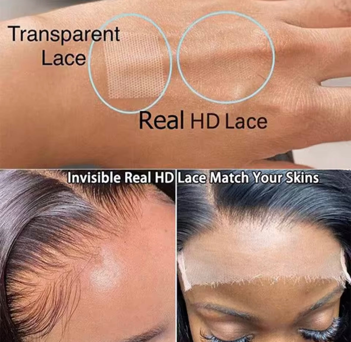 SWUUSH SILKY WIG 200% DENSITY BONE STRAIGHT GLUELESS 7X6 CLOSURE HD LACE HUMAN HAIR WIG PRE-CUT LACE